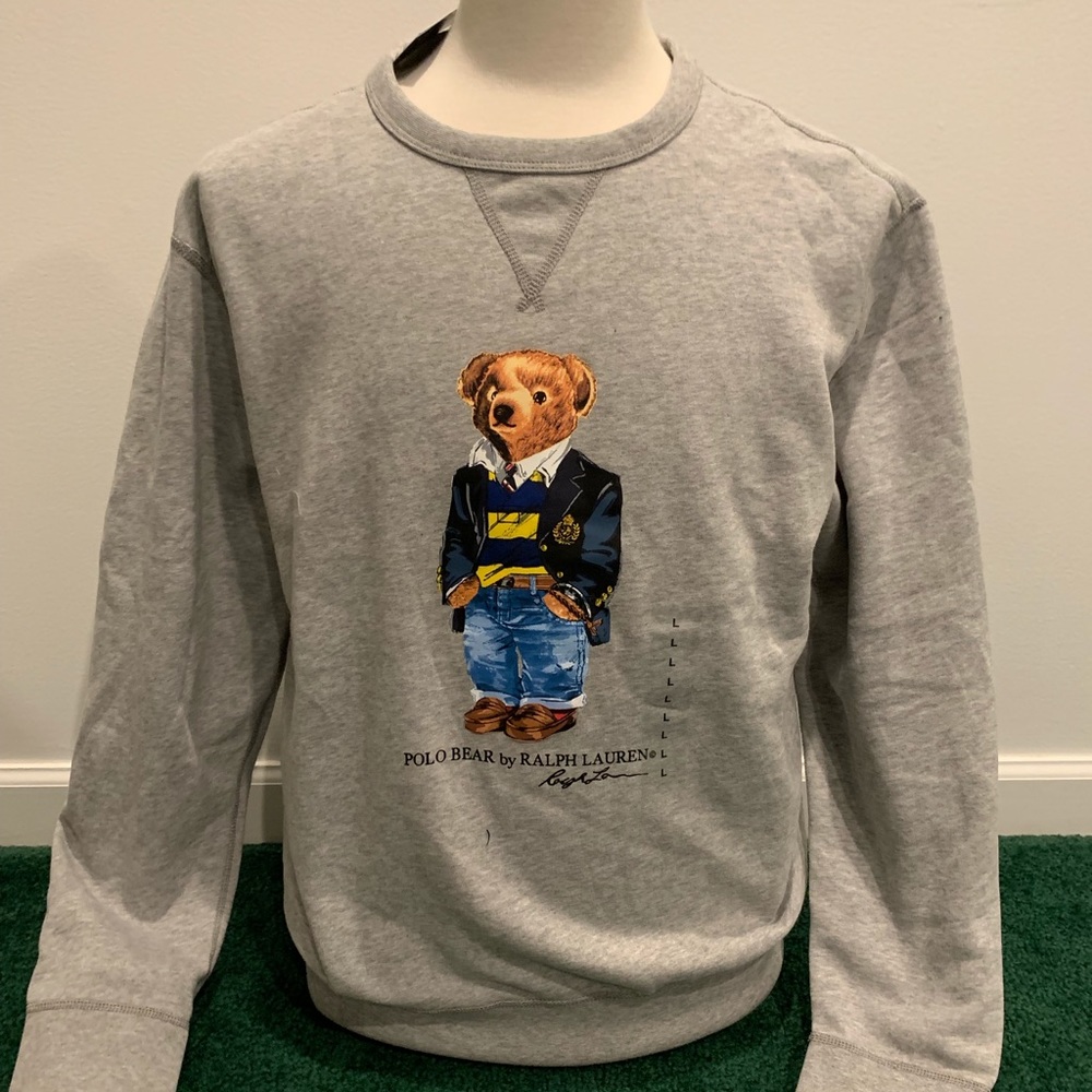 NWT polo Ralph Lauren bear sweatshirt “